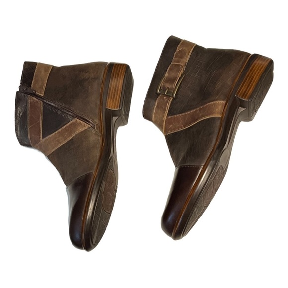 Naot Boreas Ankle Boot Walnut/Mine Brown/Saddle Leather Boots EU 37 - Picture 4 of 5